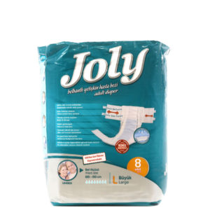 Joly Adult Diaper Large (L) 8Pcs
