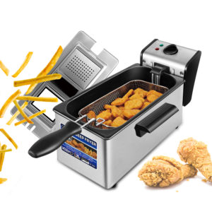 A high-quality Sonifer Deep Fryer SF-1003 on a kitchen countertop.
