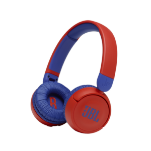 A pair of JBL Junior JR310BT wireless on-ear headphones designed for kids.