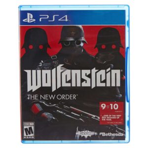 Wolfenstein The New Order PS4 game case cover art