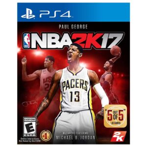 NBA 2K17 PS4 game case cover art