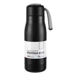 VACUUM WATER BOTTLE STAINLESS STEEL SILVER 350ML (Z-32)