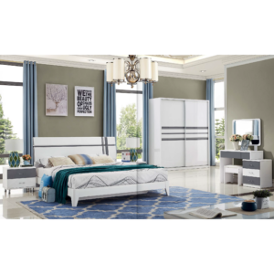 Queen Size Full BedRoom Set With Storage & Sliding Door Model:P006