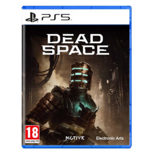 The official game cover art for Dead Space on PS5 featuring Isaac Clarke.
