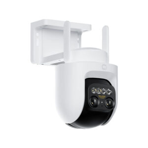 A sleek Xiaomi Outdoor Camera CW700S mounted on an exterior wall for home security monitoring.