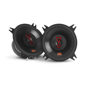 JBL Stage 3 427F 4-inch two-way component car speaker system in black.