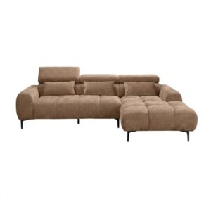Koumo Corner Sofa-Right Sectional Model: KM-192317 Light Brown