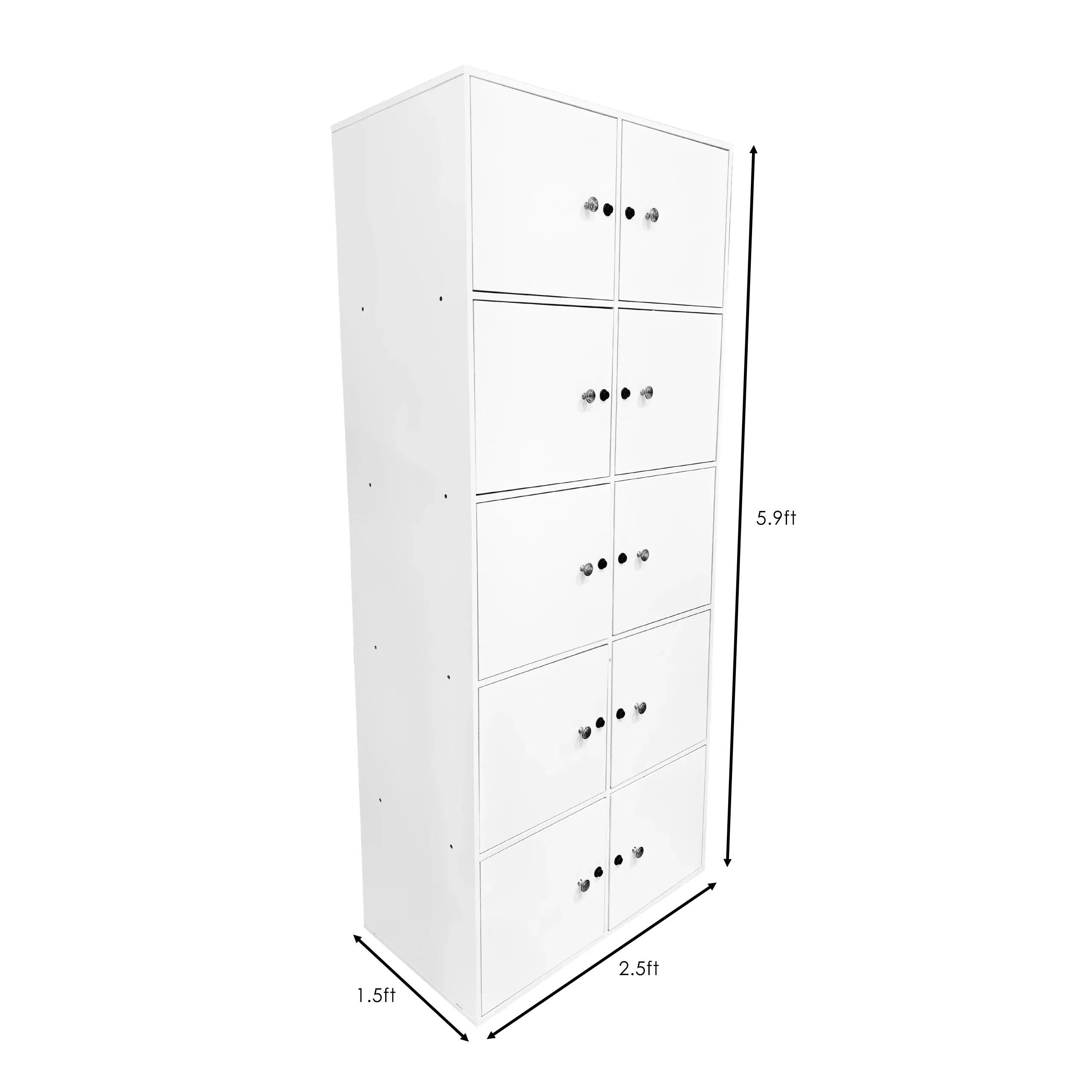 Wooden Storage Cabinet 10 Cubes - Image 3