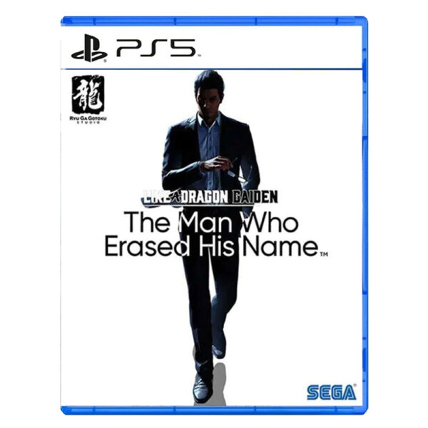Physical game case for Like a Dragon Gaiden PS5 featuring the main character