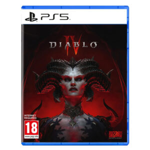 Diablo IV game cover art for PS5 console