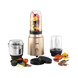 Glen SA 4048 Active Blender Grinder in Gold finish on a kitchen counter.