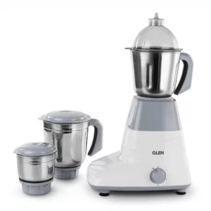 Glen Mixer Grinder 750W with 3 stainless steel jars and ISI certification