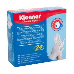 Kleaner Disposable Gloves Latex-free L size 24Pcs Box ModelGSH005