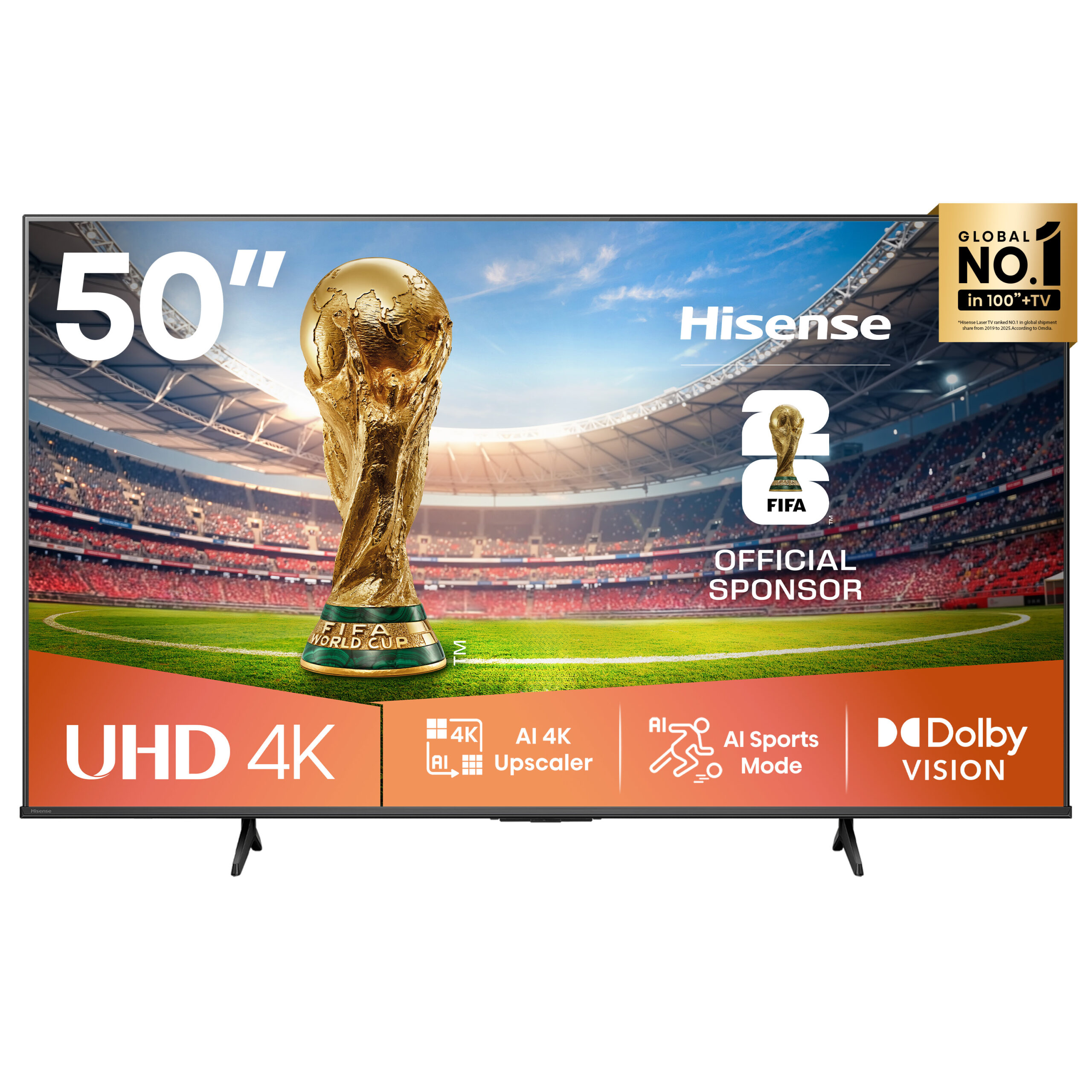 Pre-Order Hisense 50" UHD 4K VIDAA Smart TV - 50A6Q