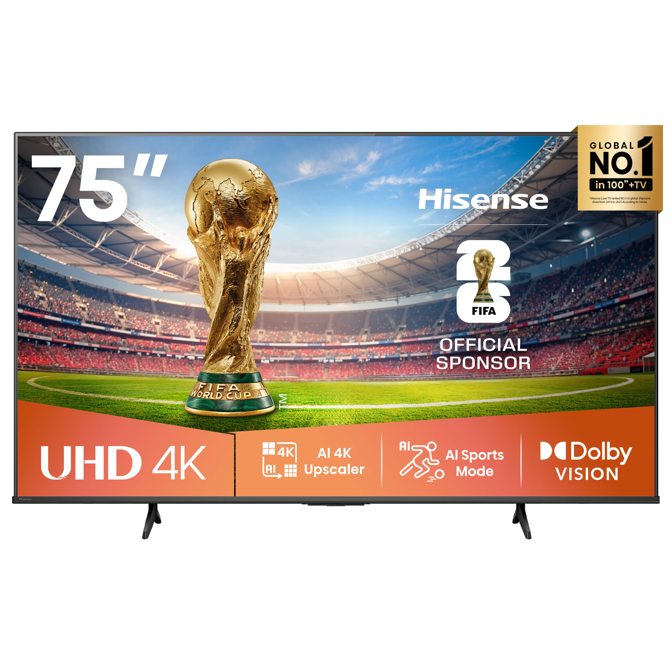 Hisense 75" UHD 4K VIDAA Smart TV - 75A6Q