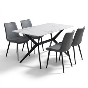 Dining table with 4 chairs No: 24
