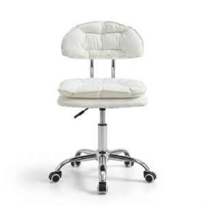 Leather Bar Chair Model: B192 Colour: Beige
