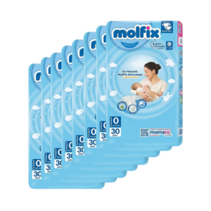 Molfix Tape Diaper Newborn Premature No.0 8pack (240pcs)
