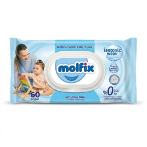 Molfix Baby Wet Wipes for Sensitive Skin 60 Sheets