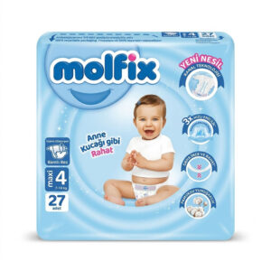 Molfix Tape Diaper 3D Maxi No.4 7-14 kg 27pcs