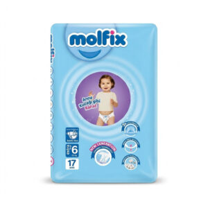 Molfix Tape Diaper 3D Large Jumbo No.17 15+ kg 17pcs