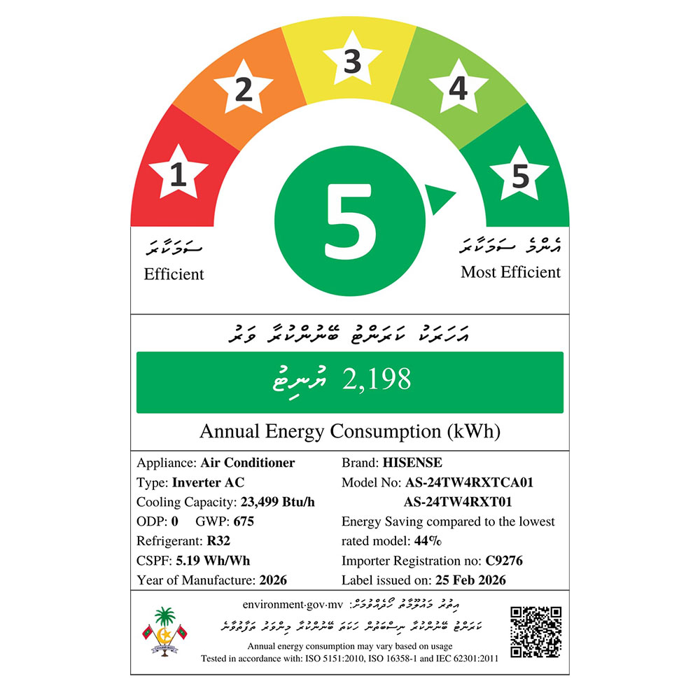 Hisense 5-Star Energy Saving 24000 BTU WIFI SMART Inverter AC Model: AS-24TW4RXTCA01 - Image 14